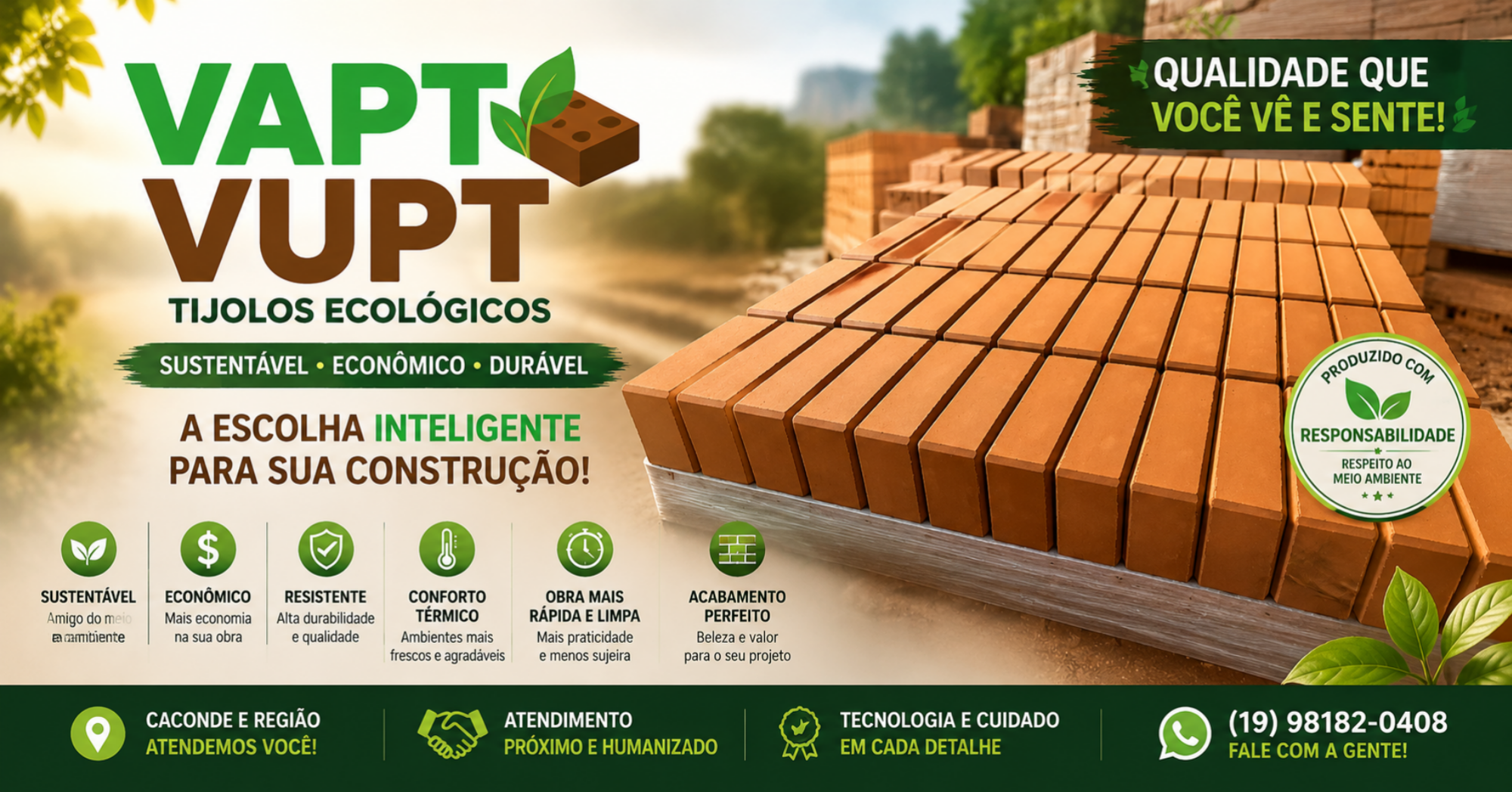 Vapt Vupt Tijolos Ecológicos